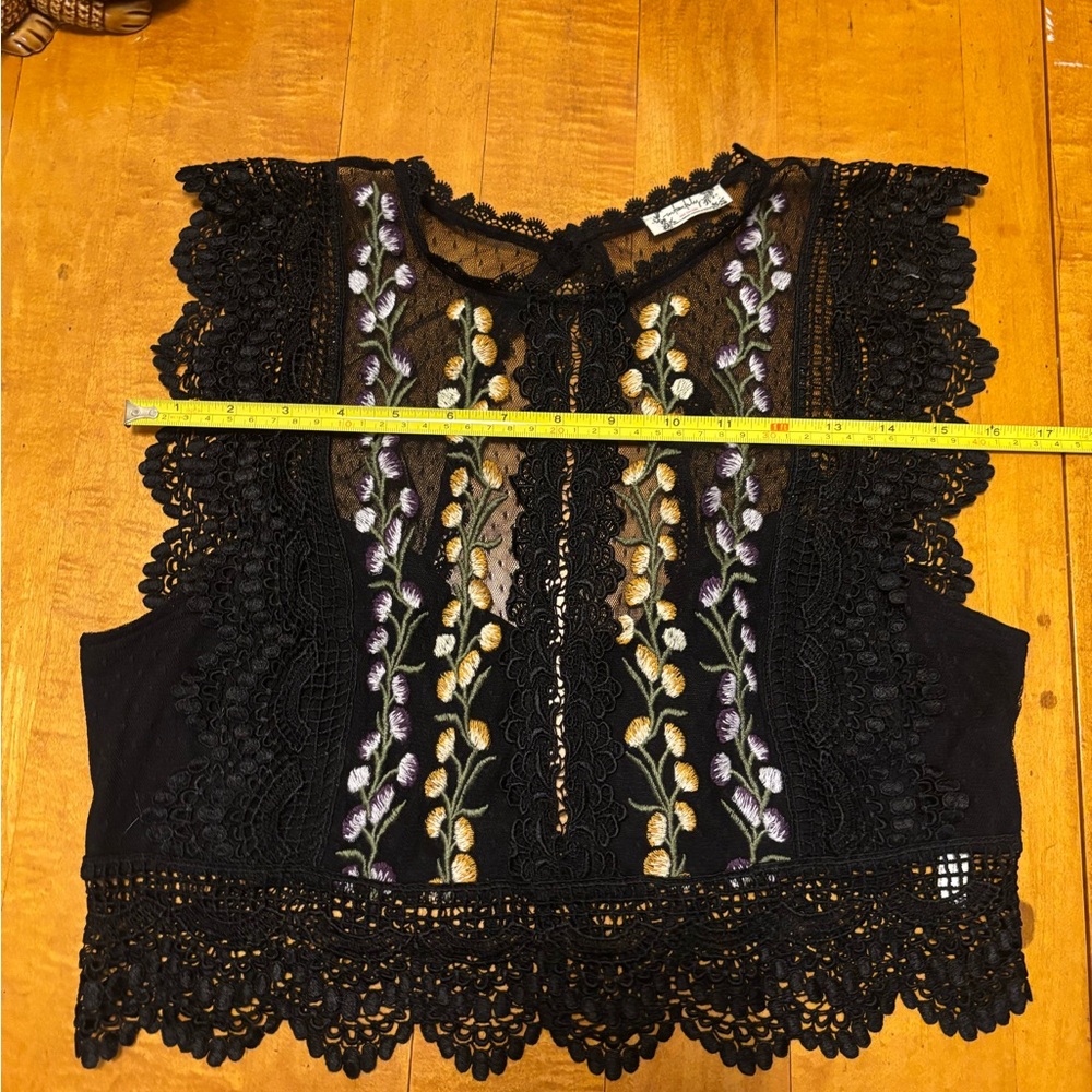 free people lace embroidery top - Picture 6 of 6